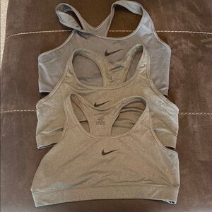 Nike Trio of Gray Sports Bras